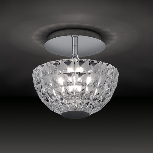 Moderne Deckenleuchte - DECO - alma light - rund / geblasenes Glas / Kristall
