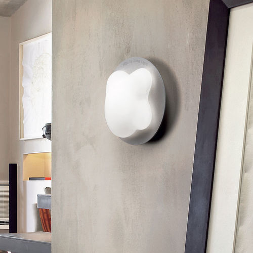 Moderne Wandleuchte - MIZU - alma light - für den Innenraum / Opalglas / Aluminium