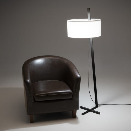 Stehleuchte - PICA - alma light - Stahl / Eisen / Baumwolle