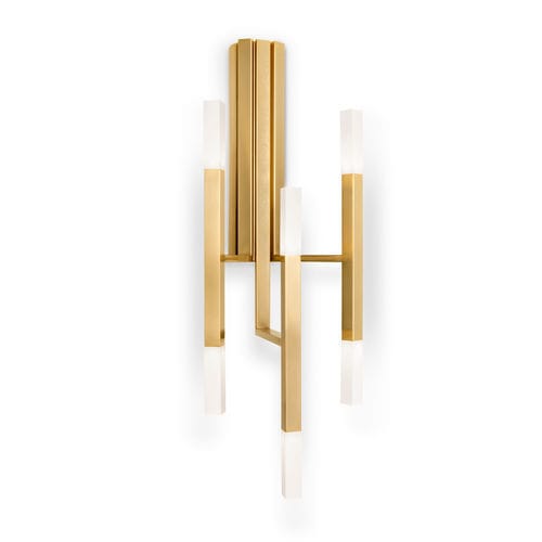 Moderne Wandleuchte - THELIGHT - alma light - für den Innenraum / sandgestrahltes Glas / Eisen