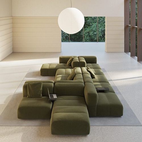 Modulsofa - SAVINA - Viccarbe - Eck / modern / Stoff