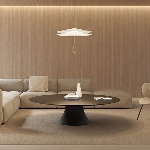 Moderner Couchtisch - CAMBIO  - Viccarbe - lackiertes MDF / HPL / melaminbeschichtet