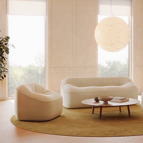 Modernes Sofa - CUBOW - Viccarbe - Stoff / ohne Armlehnen / grün