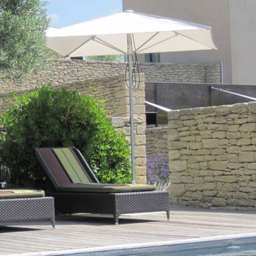 Quadratischer Sonnenschirm - QUATTRO - Symo Parasols - Stoff / für Gewerbegebrauch