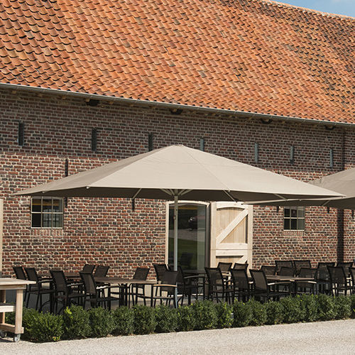 Quadratischer Sonnenschirm - MACSYMO - Symo Parasols - Stoff / windfest / für Gewerbegebrauch