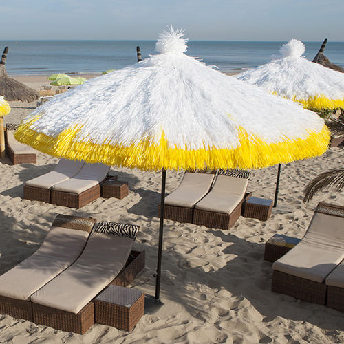 Runder Sonnenschirm - TAHITI - Symo Parasols - Stoff / für Gewerbegebrauch