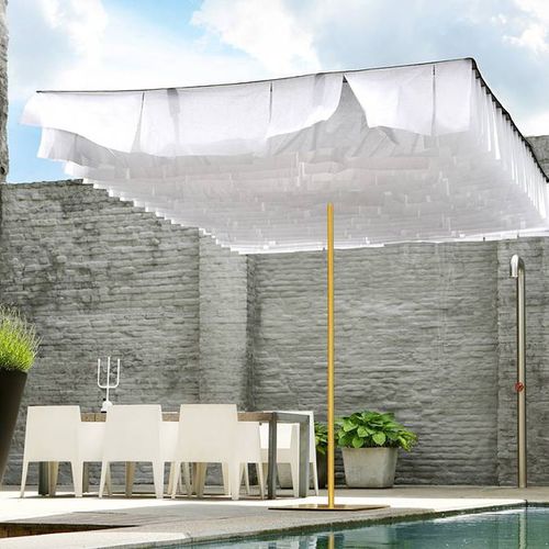 Quadratischer Sonnenschirm - BREEZER - Symo Parasols - Stoff / für Gewerbegebrauch