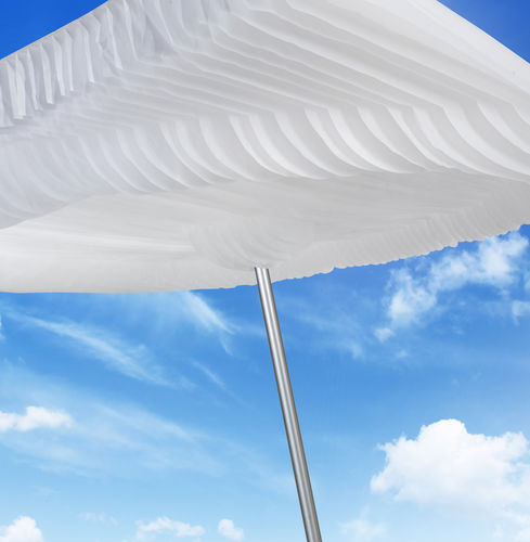 Quadratischer Sonnenschirm - TWISTER - Symo Parasols - Stoff / für Gewerbegebrauch