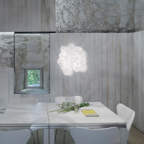Hängelampe - BLUM - a emotional light - Edelstahl / aus lackiertem Stahl / originelles Design