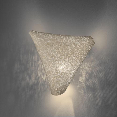 Wandleuchte / originelles Design - BALLET - a emotional light - für den Innenraum / Edelstahlgewebe / dreieckig