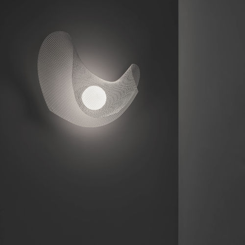Wandleuchte / originelles Design - MYTILUS  - a emotional light - für den Innenraum / für Außenbereich / aus lackiertem Stahl