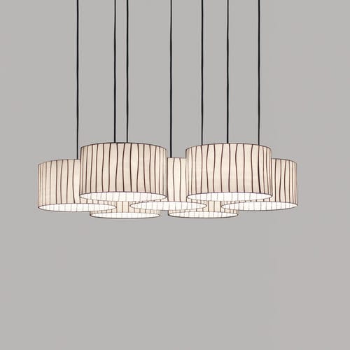 Hängelampe - Curvas chandelier medium - a emotional light - Glas / modern / mit Kabel