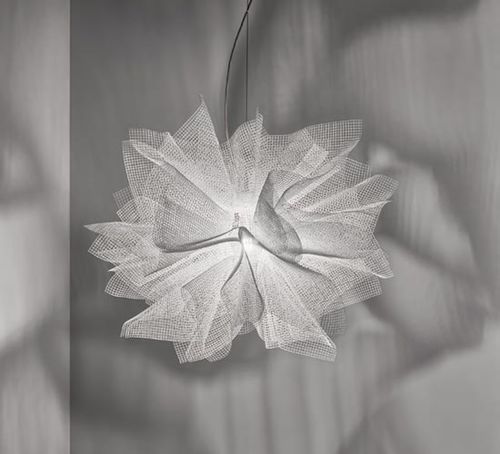 Hängelampe - FLUO - a emotional light - aus lackiertem Stahl / galvanisiertem Stahl / originelles Design