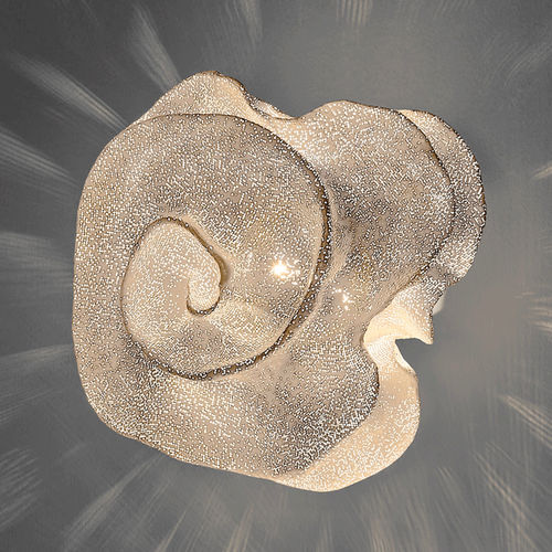 Wandleuchte / originelles Design - Nevo medium - a emotional light - für den Innenraum / für Außenbereich / aus lackiertem Stahl
