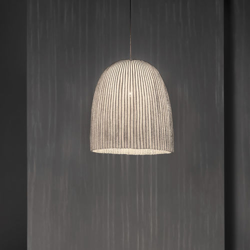Hängelampe - Onn Medium - a emotional light - aus lackiertem Stahl / Edelstahlgewebe / modern