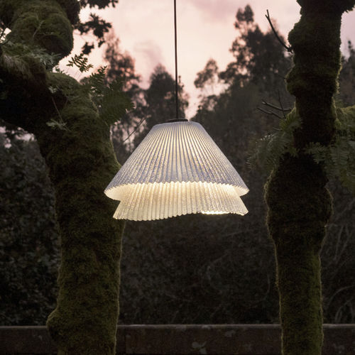 Hängelampe - Tempo Vivace Outdoor - a emotional light - Edelstahl / Maschen / modern