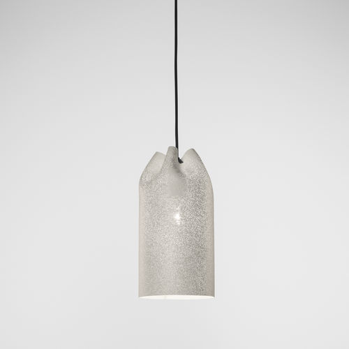 Hängelampe - Agasallo 1 - a emotional light - Edelstahlgewebe / modern / mit Kabel