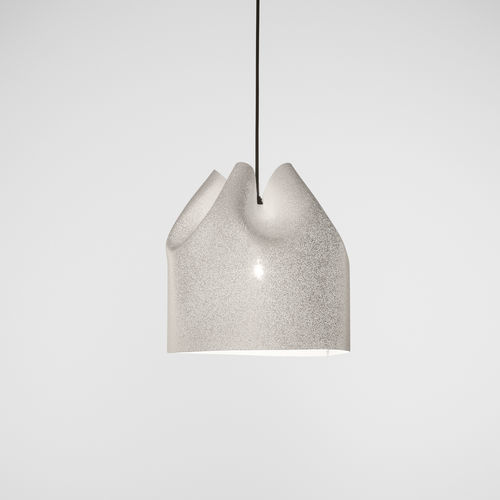 Hängelampe - Agasallo 2 - a emotional light - Edelstahlgewebe / modern / mit Kabel