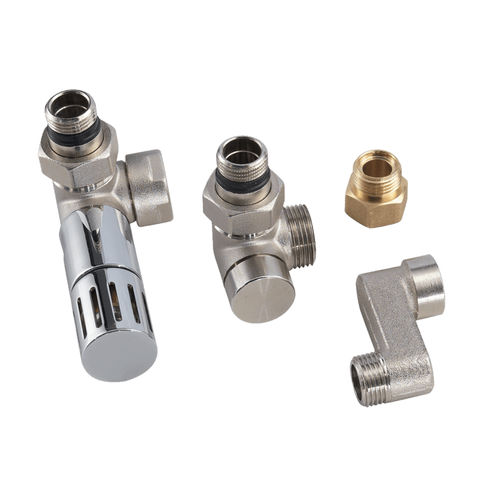 Mechanisches thermostatisches Ventil - ECO - DELTACALOR - manuell / für Heizkörper / weiß