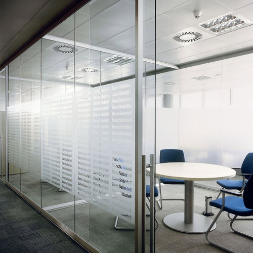Abnehmbare Trennwand - P600 - Arlex - mit Glasfront / für professionellen Einsatz / Büro
