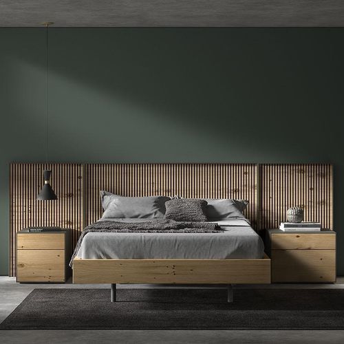 Doppelbett - Hipnos - Arlex - modern / Kopfteil / Nachttischen