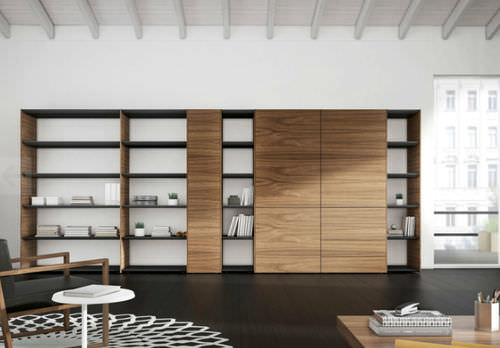 Modernes Bücherregal - FREESTYLE - Arlex - für Gewerbegebrauch / für Büro / Holz