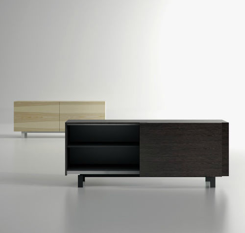 Modernes Sideboard - DOMO - Arlex - Holz / mit Regal