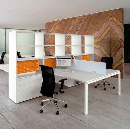Schreibtisch für Open Space - CARTESIO - Arlex - modern / Holz / Laminat