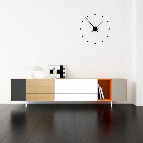 Modernes Sideboard - FREESTYLE - Arlex - Holz / lackiertes Holz / modular