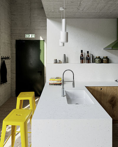 Verkleidungspaneel - Lime delight - Cosentino - für Küche / Wand / nachhaltig
