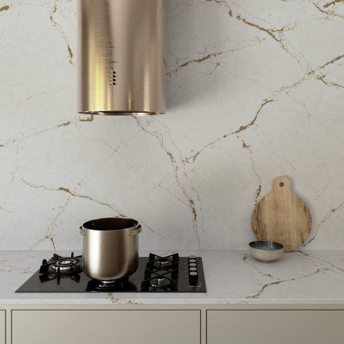 Innenwandverkleidung - Le chic : Versailles Ivory - Cosentino - Silestone® / poliert / Marmoroptik