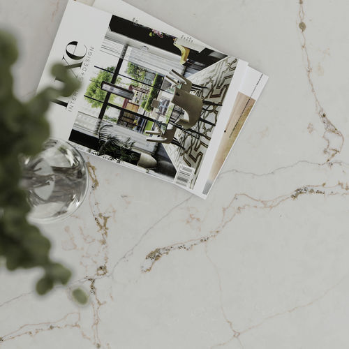 Silestone®-Tischplatte - Le chic : Versailles Ivory - Cosentino - weiß