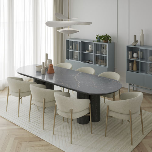 Silestone®-Tischplatte - Le chic : Parisien - Cosentino - blau