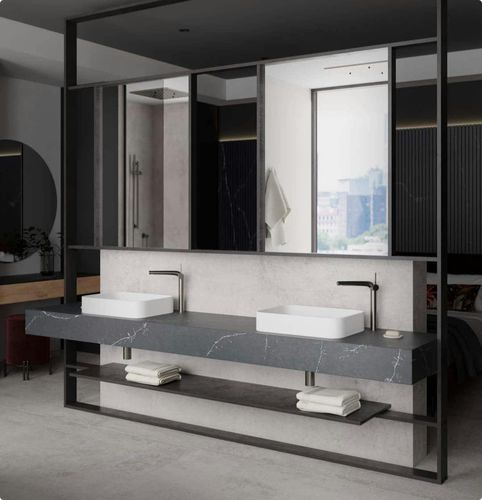 Doppelte Waschtischplatte - Eternal Series - Cosentino - Silestone®