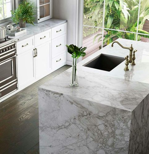 Dekton®-Arbeitsplatte - Worktops : Natural Series - Cosentino - für Küche / grau / blau