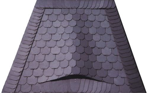 Schiefer-Verblender - OCTOGONES MONTE COLOR® PURPURROT - Theis-Böger Schiefer-Pizarras