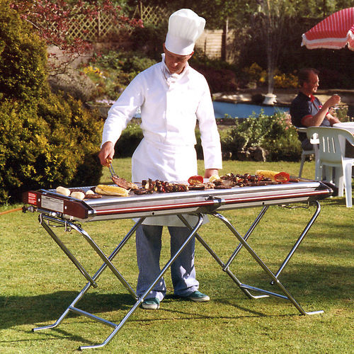 Gas-Gartengrill - Caterer - ALPINA Grills - für professionellen Einsatz / bodenstehend / Stahl