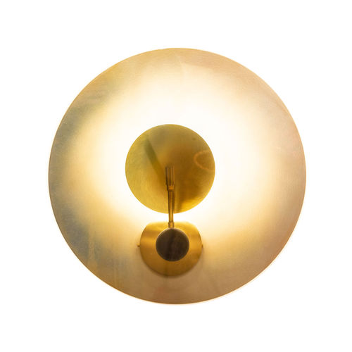 Moderne Wandleuchte - ELECTRA - CONCEPT VERRE - für den Innenraum / Messing / Glas