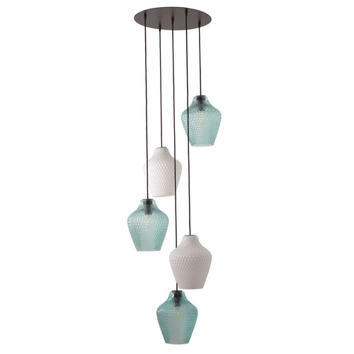 Hängelampe - API - RIVIERA Light - gebürstetes Messing / Glas / modern