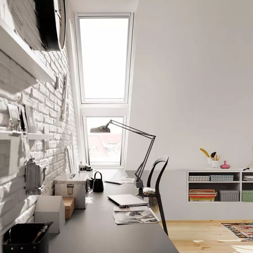 Holz-Dachfenster - VERRIÈRE - VELUX - feststehend / mit Doppelverglasung / einflügelig
