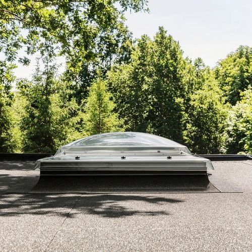 Lichtkuppel für Dachterrasse - COUPOLE - VELUX - Polycarbonat / PVC / Acryl