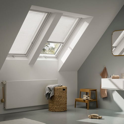 Jalousiejalousie - VELUX - für Fenster / Aluminium / für Gewerbegebrauch