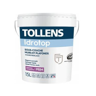 Grundierung für Mauerwerk - IDROTOP PRIM - Tollens - Acryl / für den Innenbereich / auf Wasserbasis