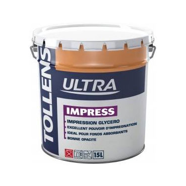 Grundierung für Mauerwerk - ULTRA IMPRESS - Tollens - auf Alkylharzbasis / auf Ölbasis / für den Innenbereich