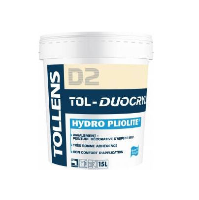 Dekorfarbe - TOL-DUOCRYL HYDRO PLIOLITE® - Tollens - Schutz / für Außenbereich / für Wand