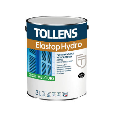 Schutzfarbe - ELASTOP HYDRO - Tollens - Innenbereich / für Wand / für Holzvertäfelungen