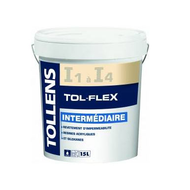 Wasserdichter Putz - TOL-FLEX INTERMÉDIAIRE	 - Tollens - für Außenbereich / für Wand / Fassaden