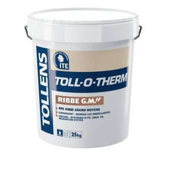 Wärmereflektierender Putz - TOLL-O-THERM RIBBÉ GG / GM - Tollens - für Außenbereich / für Wand / Fassaden