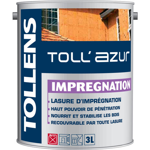 Holzlasur zur Endbearbeitung - TOLL'AZUR - Tollens - zur Kaltimpregnierung