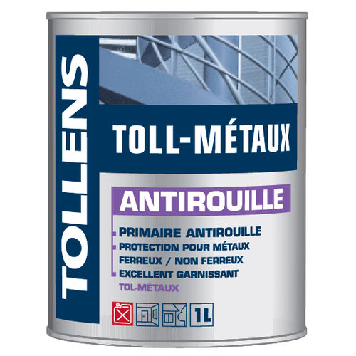 Grundierung für Metall - TOLL-MÉTAUX - Tollens - auf Alkylharzbasis / Innenbereich / Außen
